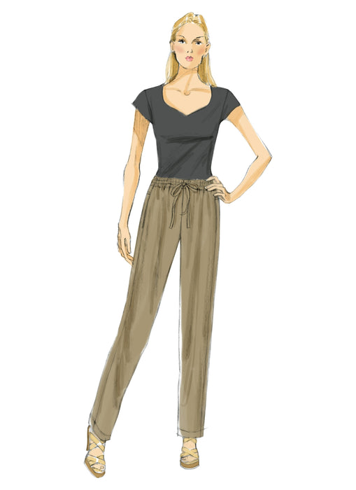 Vogue Pattern 8909 Misses' Pants | Very Easy from Jaycotts Sewing Supplies