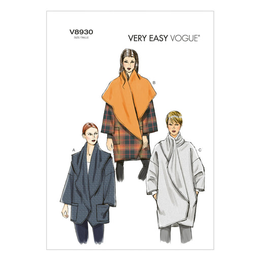 Vogue Pattern 8930 Misses' Jacket from Jaycotts Sewing Supplies
