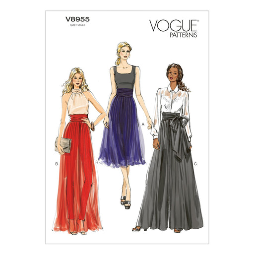 Vogue Pattern 8955  Misses' Pants | Easy from Jaycotts Sewing Supplies