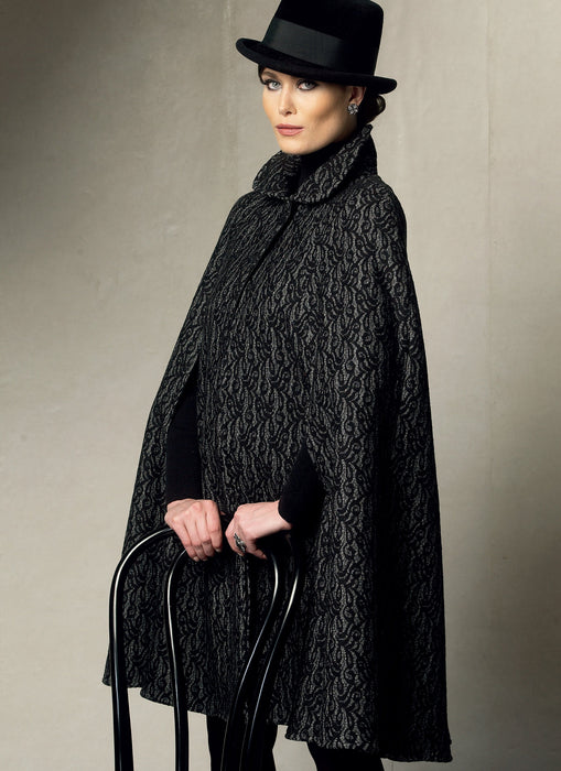 Vogue Pattern 8959 Misses' Cape | Very Easy from Jaycotts Sewing Supplies