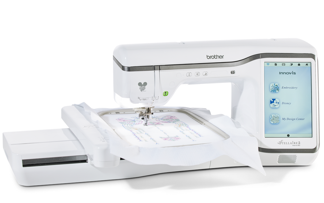 Brother Stellaire XE2 embroidery machine from Jaycotts Sewing Supplies