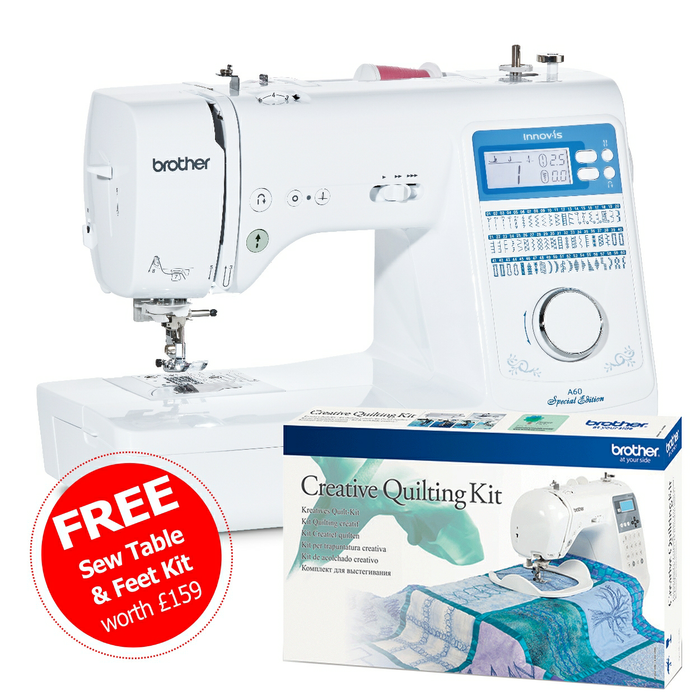 Brother Innov-is A65 sewing machine Free kit worth £159 from Jaycotts Sewing Supplies