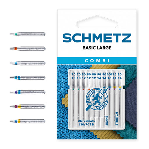 Schmetz Combi Sewing Machine Needles | Packs of 10 from Jaycotts Sewing Supplies