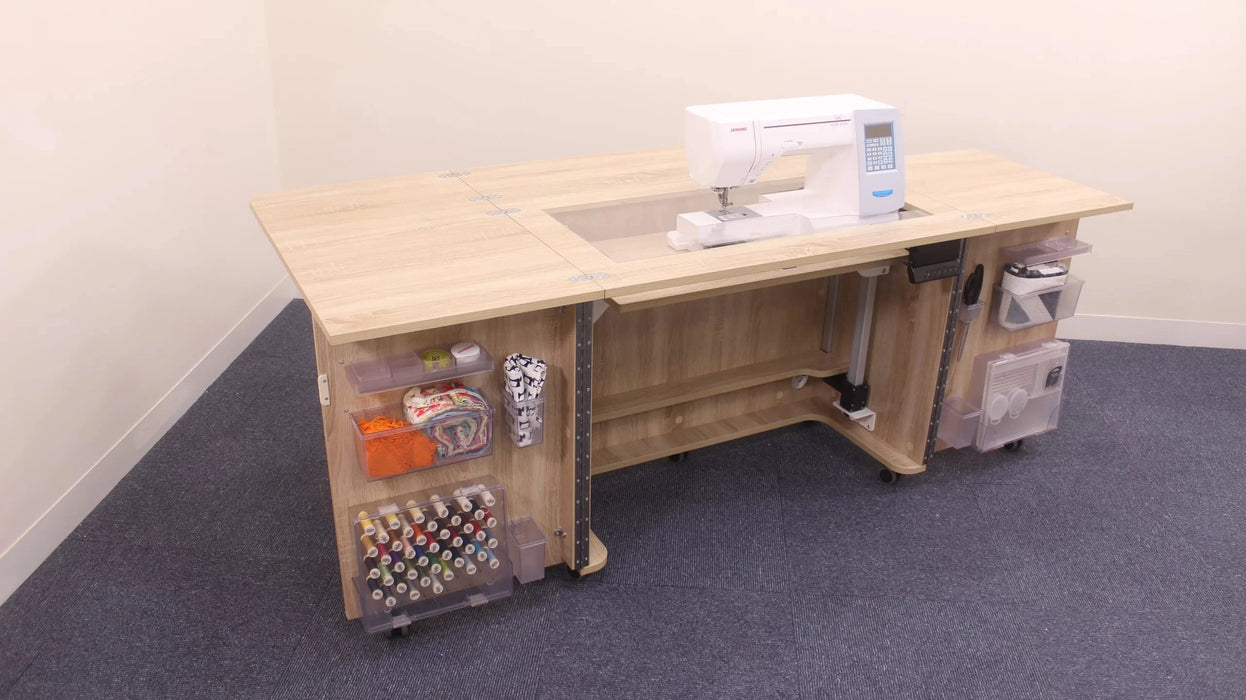 Horn Geni-E Sewing Cabinet with Electric Lift from Jaycotts Sewing Supplies