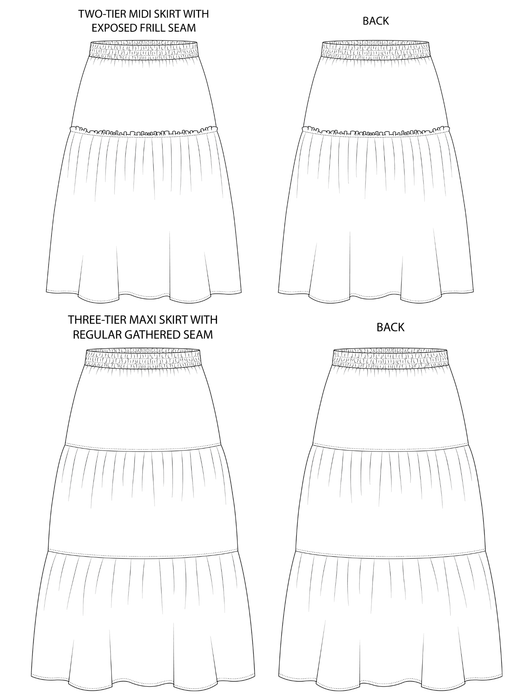 Tilly and The Buttons Luella Skirt Pattern from Jaycotts Sewing Supplies
