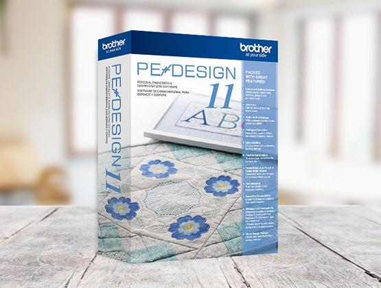Brother Pe-Design 11 embroidery software from Jaycotts Sewing Supplies