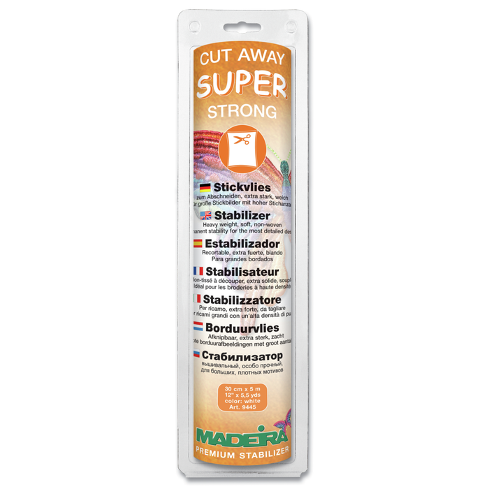 Madeira Cut Away Stabilizer | Super Strong from Jaycotts Sewing Supplies