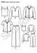 Simplicity Pattern 1043 Child's, Girls' and Boys' Pyjamas from Jaycotts Sewing Supplies