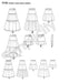 Simplicity Pattern 1110 Misses' Tiered Skirt with Length Variations from Jaycotts Sewing Supplies