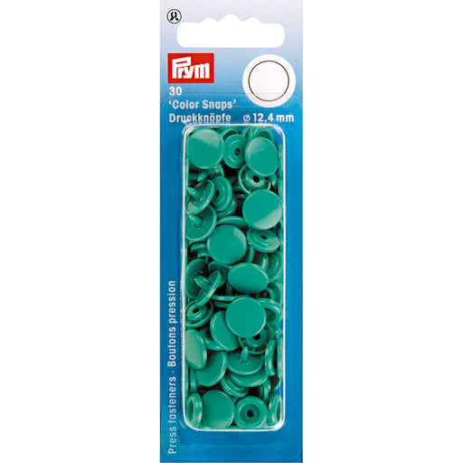 Prym Colour Snaps - Green from Jaycotts Sewing Supplies