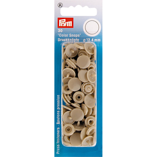 Prym Colour Snaps - Champagne from Jaycotts Sewing Supplies