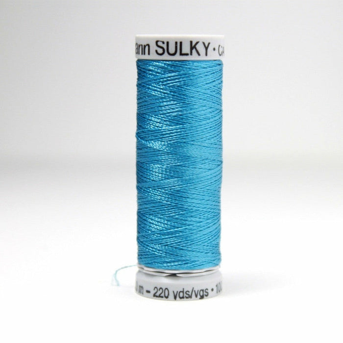 Sulky Rayon 40 Embroidery Thread 1134 Peacock Blue from Jaycotts Sewing Supplies