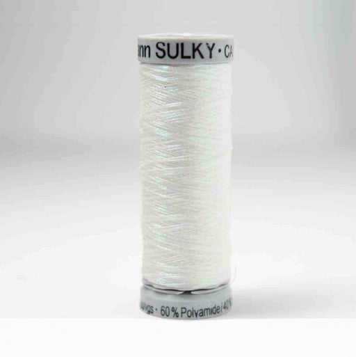 Sulky Metallic Embroidery Thread #7021 Prism White from Jaycotts Sewing Supplies