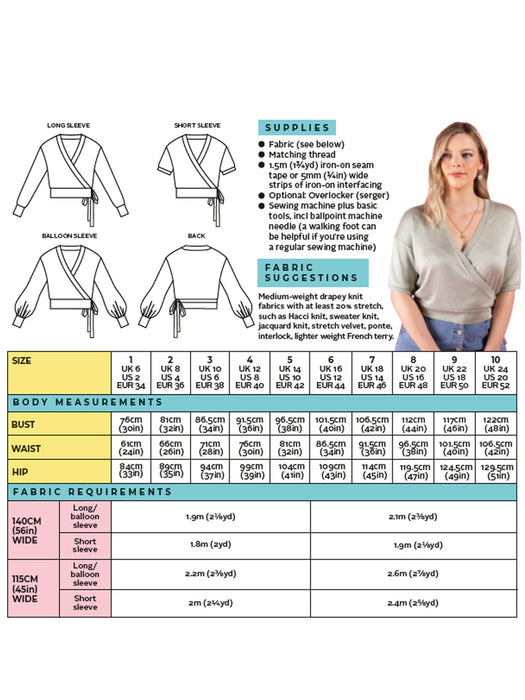 Tilly & The Buttons Pearl Sewing Pattern from Jaycotts Sewing Supplies