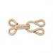 Beige Prym Fur Hooks and Eyes (Faux Fur) from Jaycotts Sewing Supplies