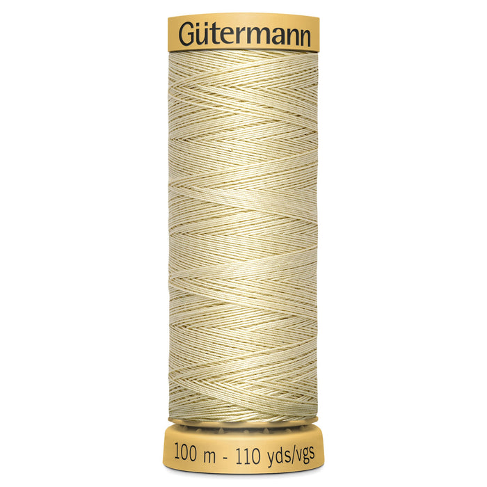 Gutermann Natural Cotton, 828 Cream from Jaycotts Sewing Supplies