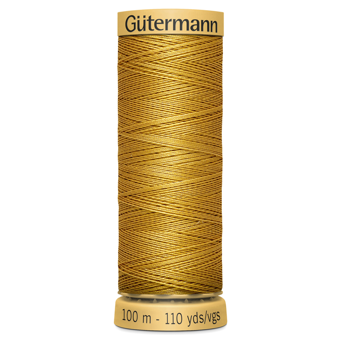 Gutermann Natural Cotton, 847 Old Gold from Jaycotts Sewing Supplies