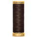 Gutermann Natural Cotton - 1912 dark brown from Jaycotts Sewing Supplies