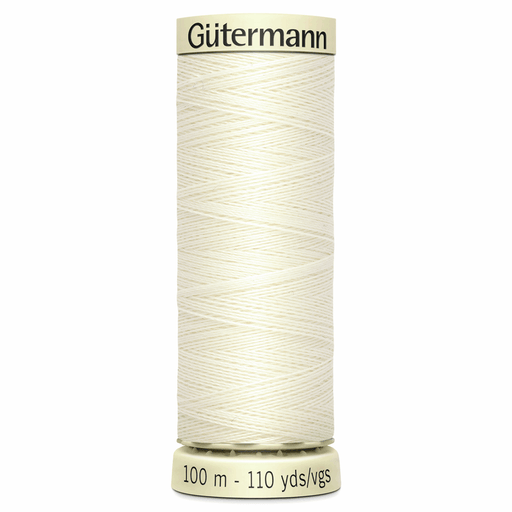 Sew-All Polyester Sewing Thread - Colour: #1 Ivory from Jaycotts Sewing Supplies
