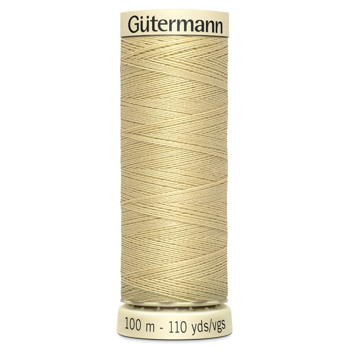 Sew-All Polyester Sewing Thread - Colour: #249 Sand Gold from Jaycotts Sewing Supplies