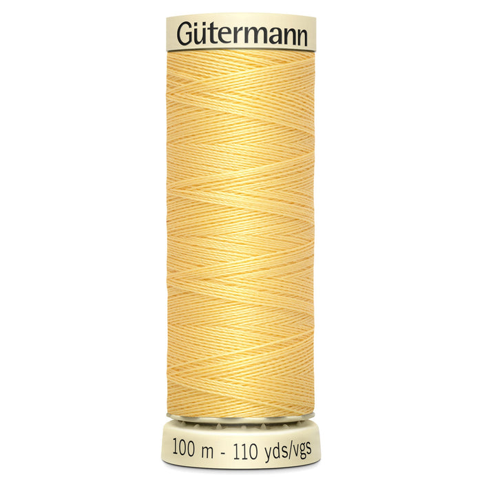 Gutermann Sew All Thread colour 7 Yellow from Jaycotts Sewing Supplies