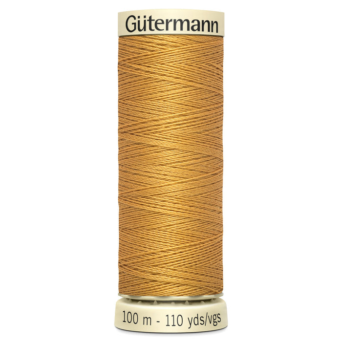 Gutermann Sew All Thread colour 968 Gold from Jaycotts Sewing Supplies