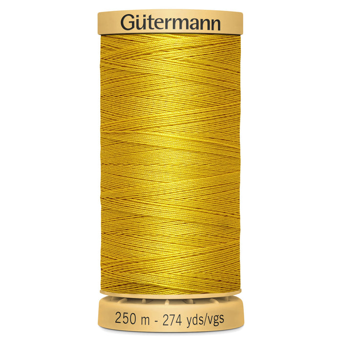 Gutermann Natural Cotton, 688 Yellow Gold from Jaycotts Sewing Supplies