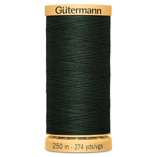 Gutermann Natural Cotton, 8812 Very Dark Green from Jaycotts Sewing Supplies
