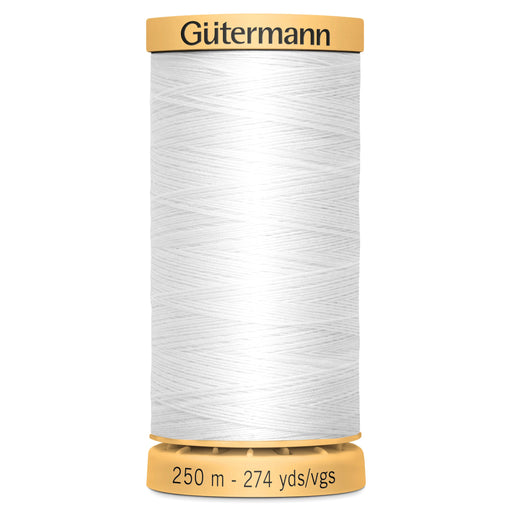 Gutermann Natural Cotton - 5709 WHITE from Jaycotts Sewing Supplies