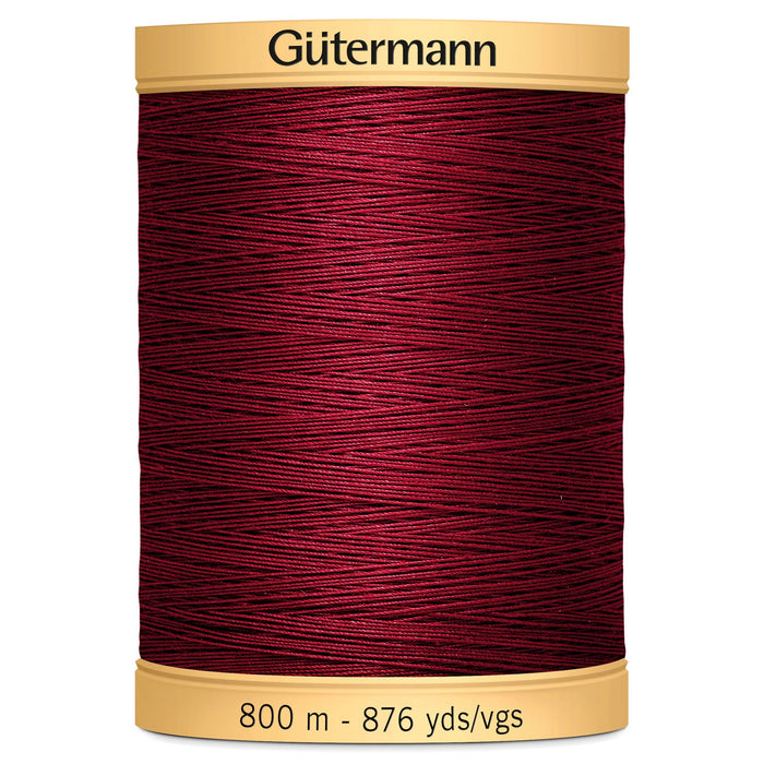 Gutermann Natural Cotton - 2433 Maroon from Jaycotts Sewing Supplies