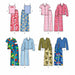 Simplicity Pattern 1043 Child's, Girls' and Boys' Pyjamas from Jaycotts Sewing Supplies