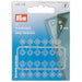 Prym Clear Plastic Press Studs, Sew-On Type from Jaycotts Sewing Supplies
