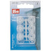 Prym Clear Plastic Press Studs, Sew-On Type from Jaycotts Sewing Supplies