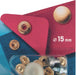 Prym 390314 pack of 10 Gold press fasteners 15mm medium from Jaycotts Sewing Supplies