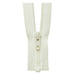 YKK Lightweight Open End Zip | Cream from Jaycotts Sewing Supplies