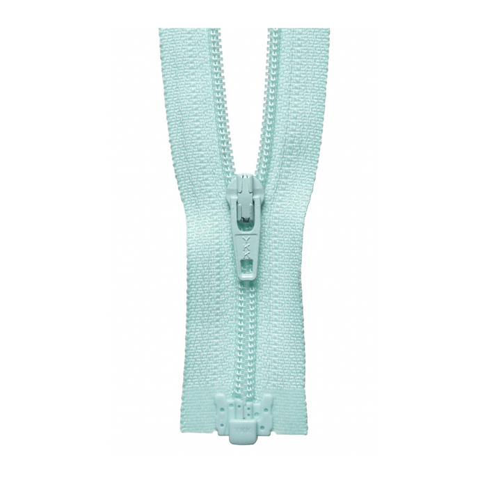 YKK Lightweight Open End Zip | Pale Aqua from Jaycotts Sewing Supplies
