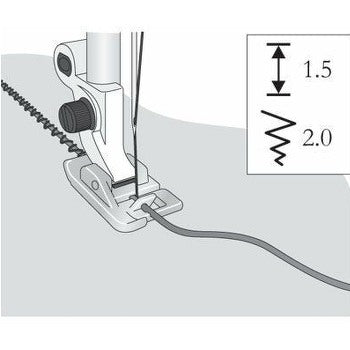 Husqvarna Viking Narrow Braid Cord Foot from Jaycotts Sewing Supplies