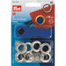 PRYM Metal Eyelets Silver colour, Non-Sew from Jaycotts Sewing Supplies