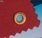 Prym Gold Metal Eyelets, Non-Sew from Jaycotts Sewing Supplies