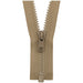 YKK Open End Zip - Medium Plastic | colour 573 Biscuit from Jaycotts Sewing Supplies