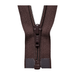 YKK Open End Zip - Medium Nylon | Colour 570 Brown from Jaycotts Sewing Supplies