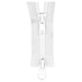 YKK Two Way Open End Zip No.5 | Medium | White from Jaycotts Sewing Supplies