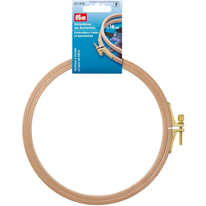 PRYM Wooden Embroidery Hoops from Jaycotts Sewing Supplies