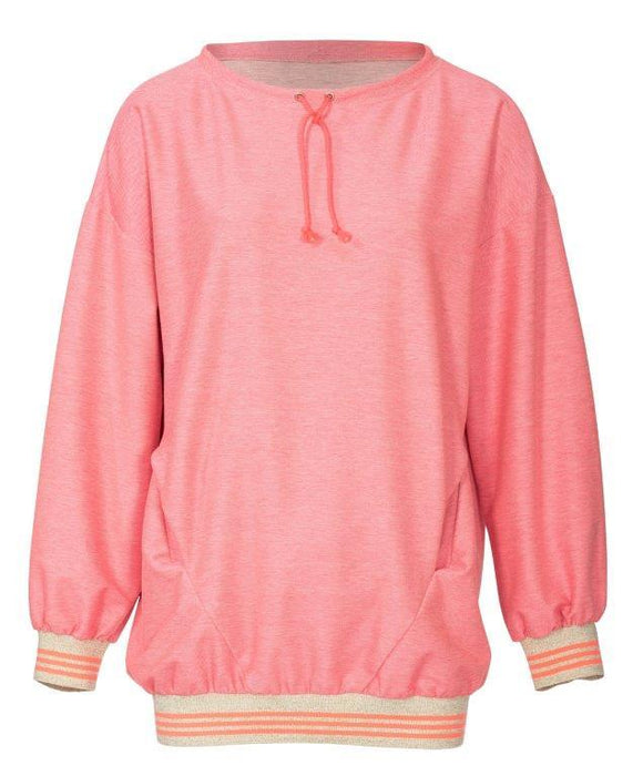 Burda Pattern 6203  Sweatshirt – T-Line – with Interesting Seam Lines from Jaycotts Sewing Supplies