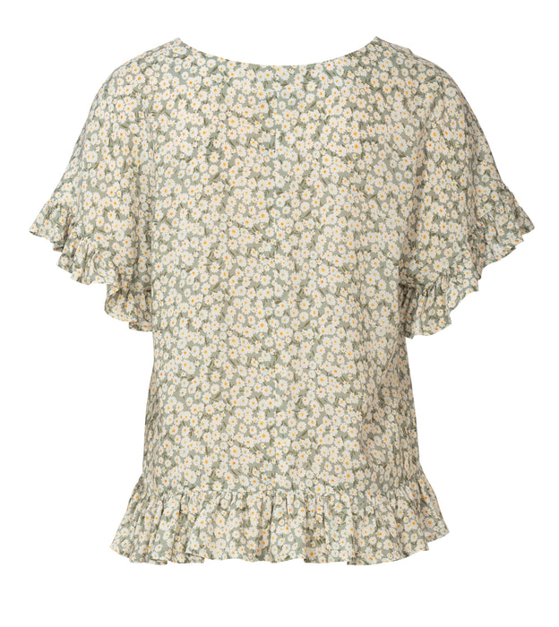 Burda Pattern 6204  Blouse Shirt – Over-cut Shoulders – 
V-neck in Front or Back from Jaycotts Sewing Supplies