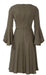 Burda Pattern 6205  Dress with Empire Waist – Bell-shaped Skirt from Jaycotts Sewing Supplies