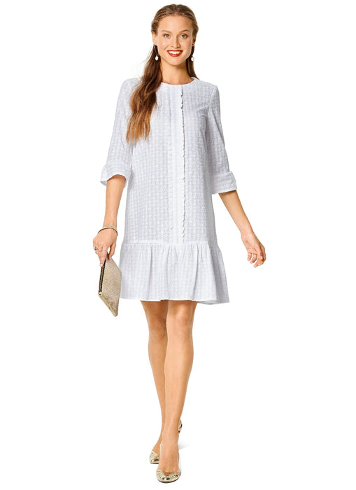 Burda Pattern 6208  Dress – Casual Fit – 
Hem Frills from Jaycotts Sewing Supplies
