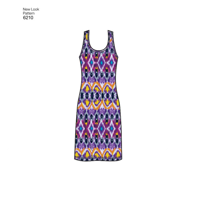 NL6210 Misses' Knit Dress in Two Lengths from Jaycotts Sewing Supplies