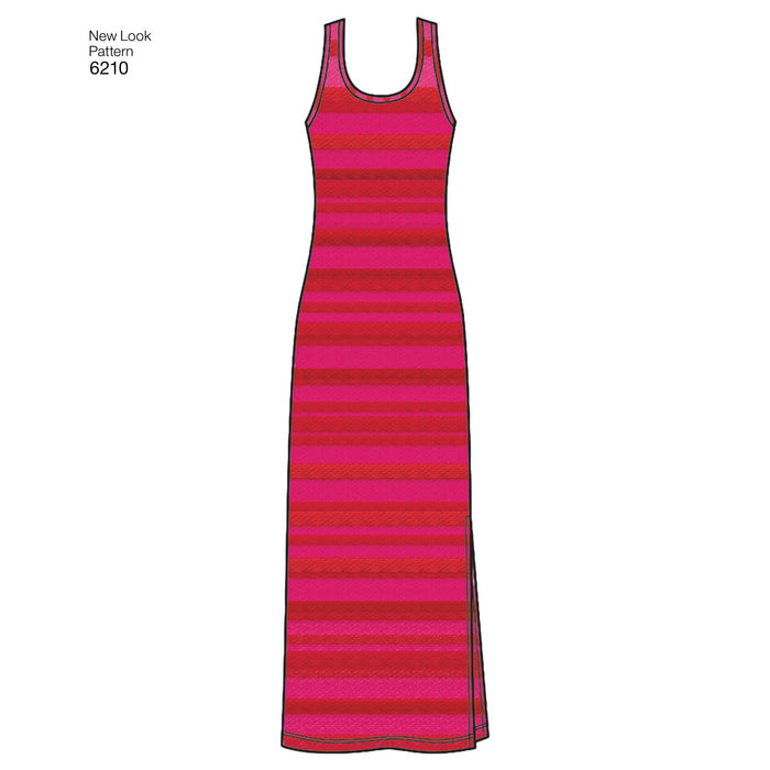 NL6210 Misses' Knit Dress in Two Lengths from Jaycotts Sewing Supplies