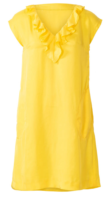 Burda Pattern 6221  Dress – Sleeveless – V-Neck
 with Flounce – Casual Cut from Jaycotts Sewing Supplies